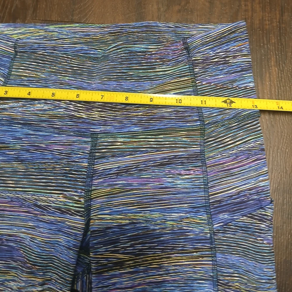lululemon athletica Blue Space-Dye High-Rise Leggings